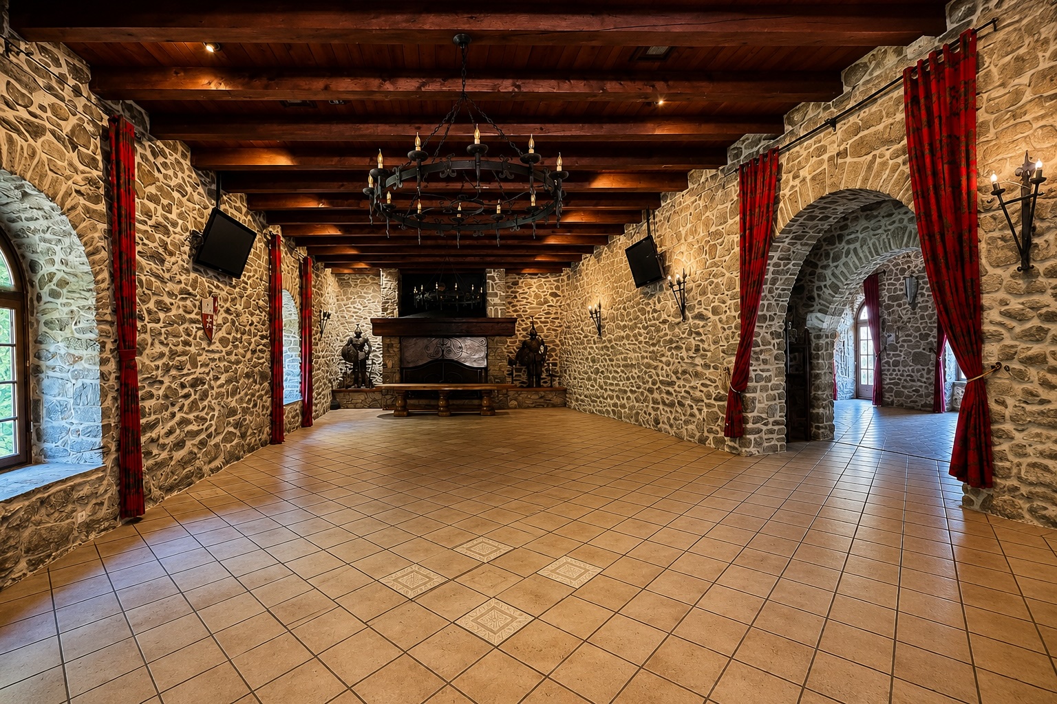 intérieur chateau